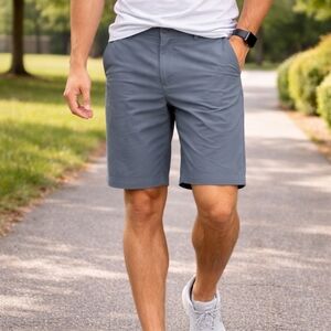 Zella Size 36  Men's Slate Gray Flat Front Shorts